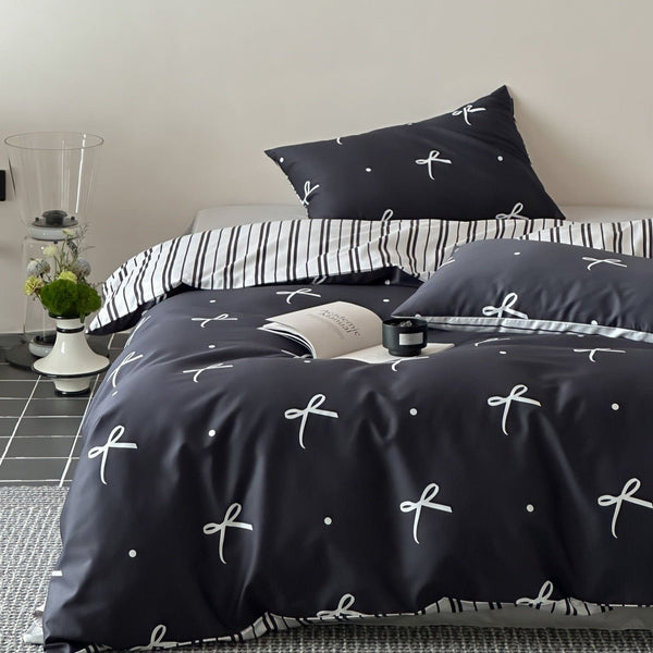 Lacey Bows Bedding Set - Bedding - Delicors