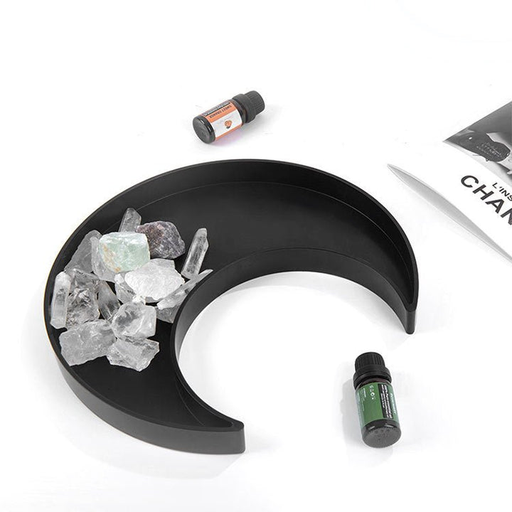 Moon Shape Plastic Tray - Trays - Delicors