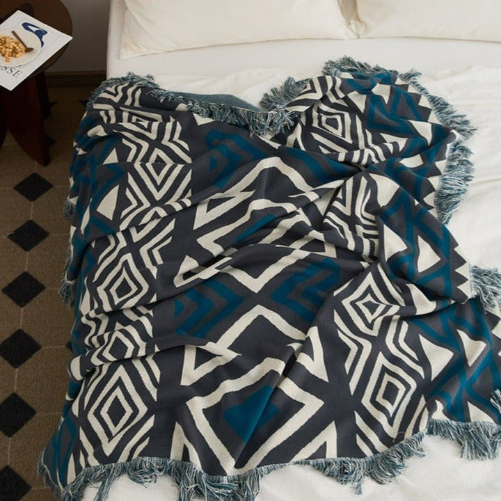 Moroccan Style Blanket -Throw- Delicors