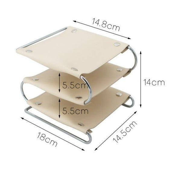 Nordic Leather Tray - Tray - Delicors