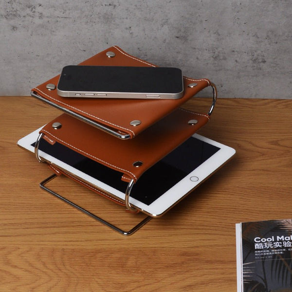 Nordic Leather Tray - Tray - Delicors