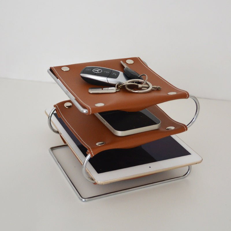 Nordic Leather Tray - Tray - Delicors