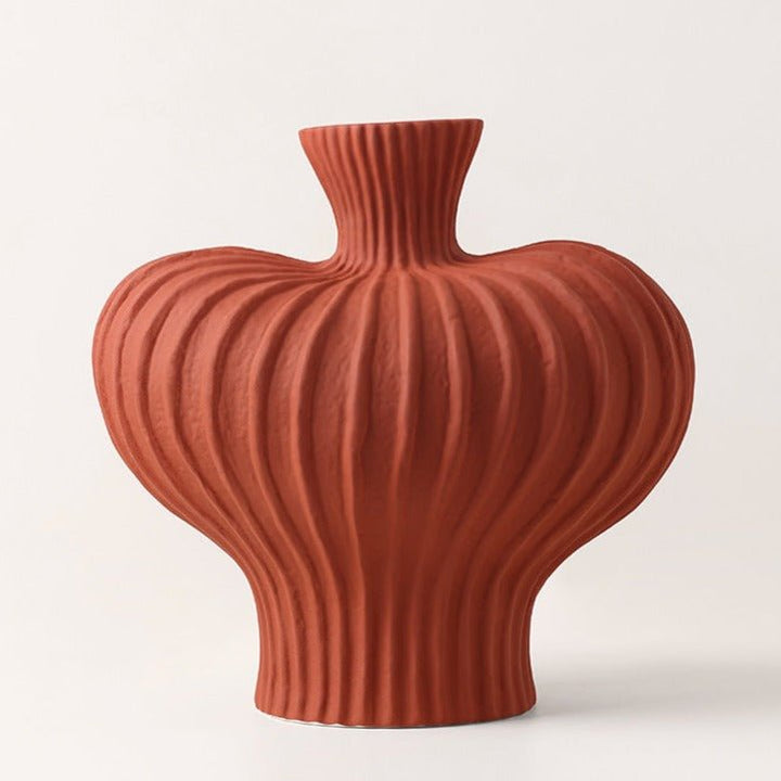Origami Stripe Vase - Vase - Delicors