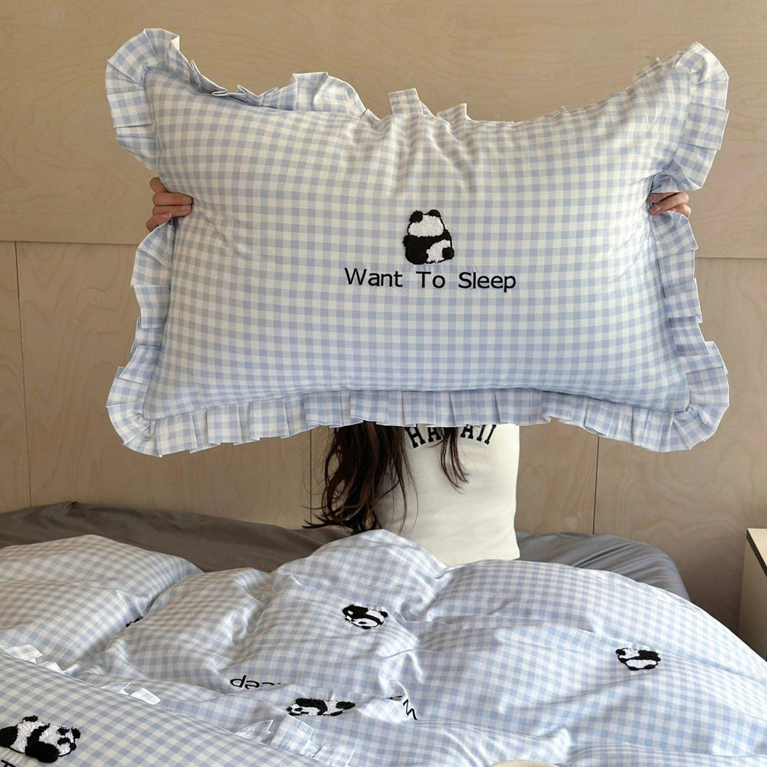 Pandas Want To Sleep Bedding Set - Bedding - Delicors