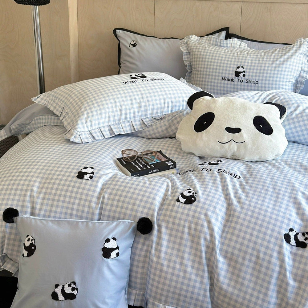 Pandas Want To Sleep Bedding Set - Bedding - Delicors