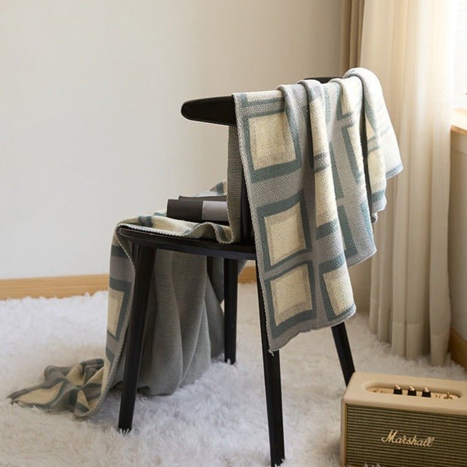Pastel Grid Blanket - Throw - Delicors