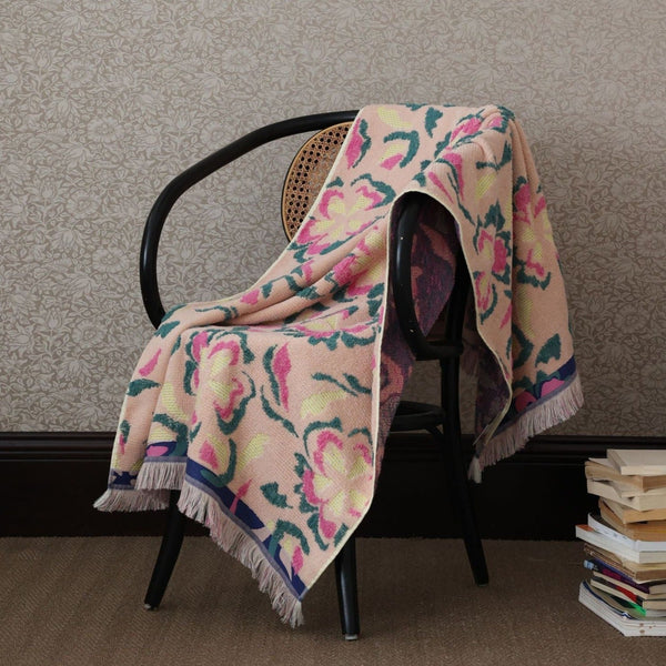 Peony Tassel Towel - Towel - Delicors