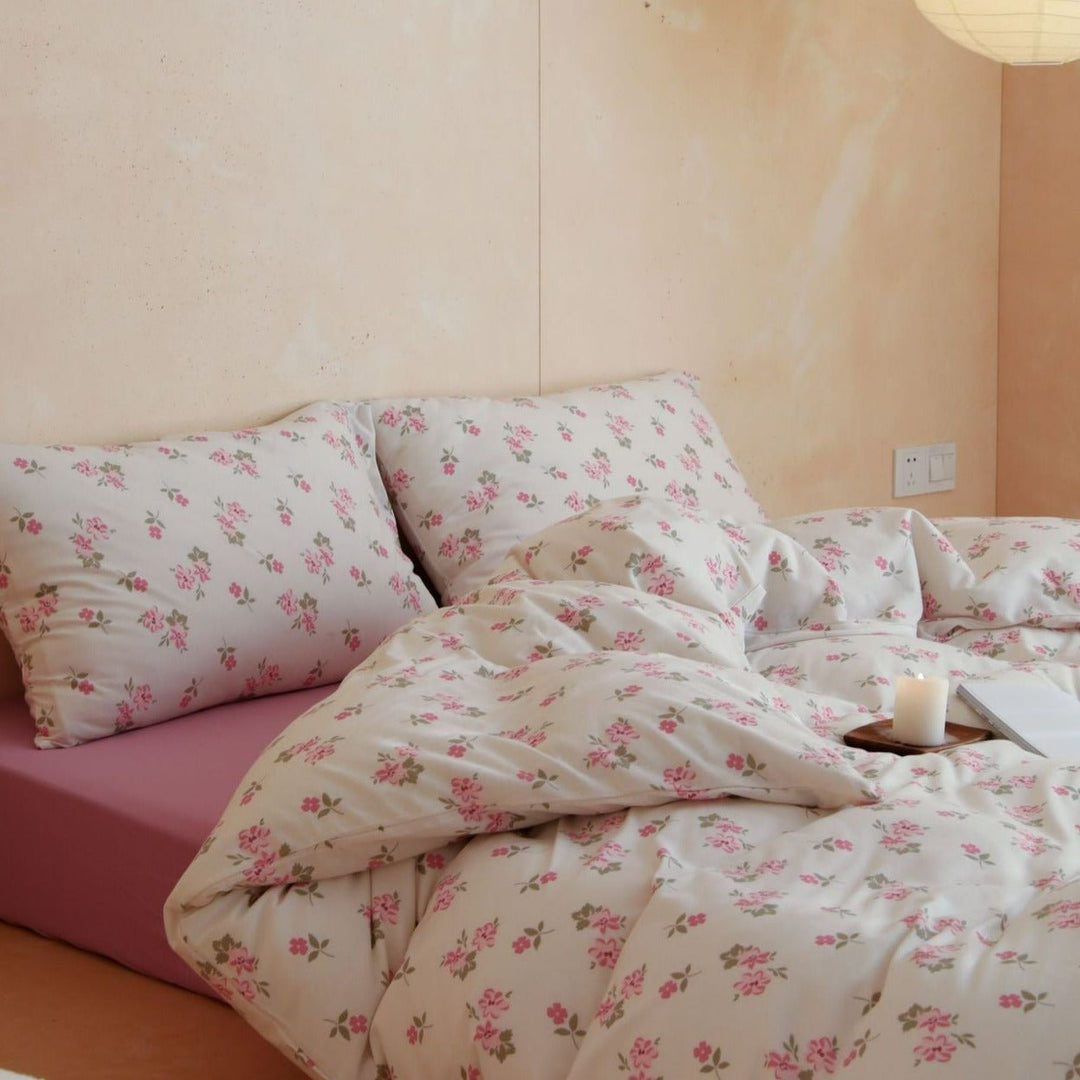 Pink Garden Bedding Set -Bedding- Delicors