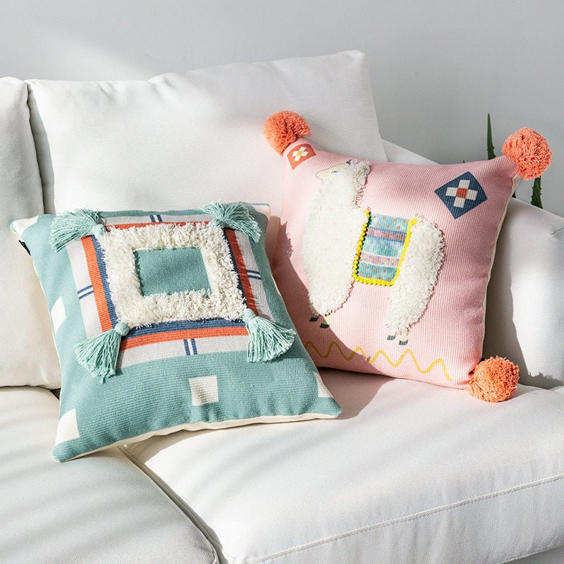 Playful Candy Colour Cushion - Cushion - Delicors