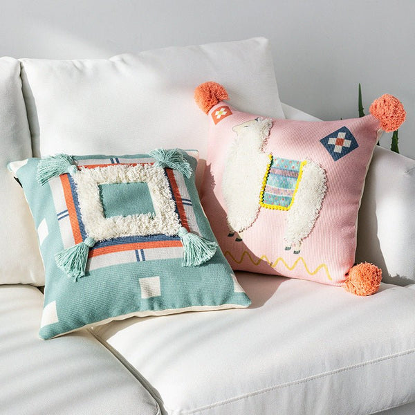 Playful Candy Colour Cushion - Cushion - Delicors