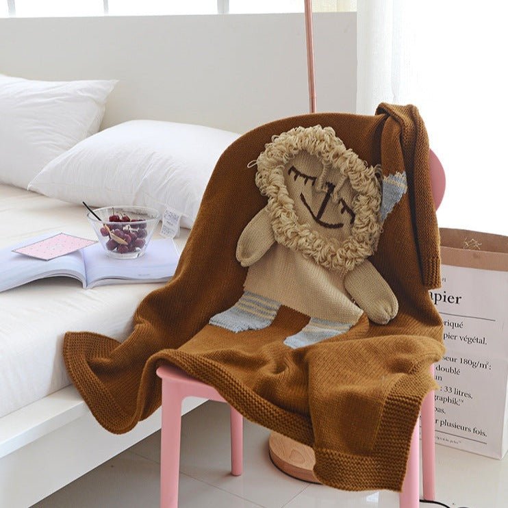 Playful Zoo Blanket - Throw - Delicors