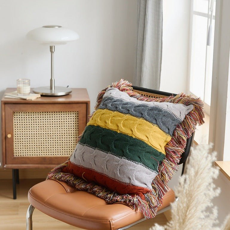 Radiance Cable Knit Cushion -- Delicors
