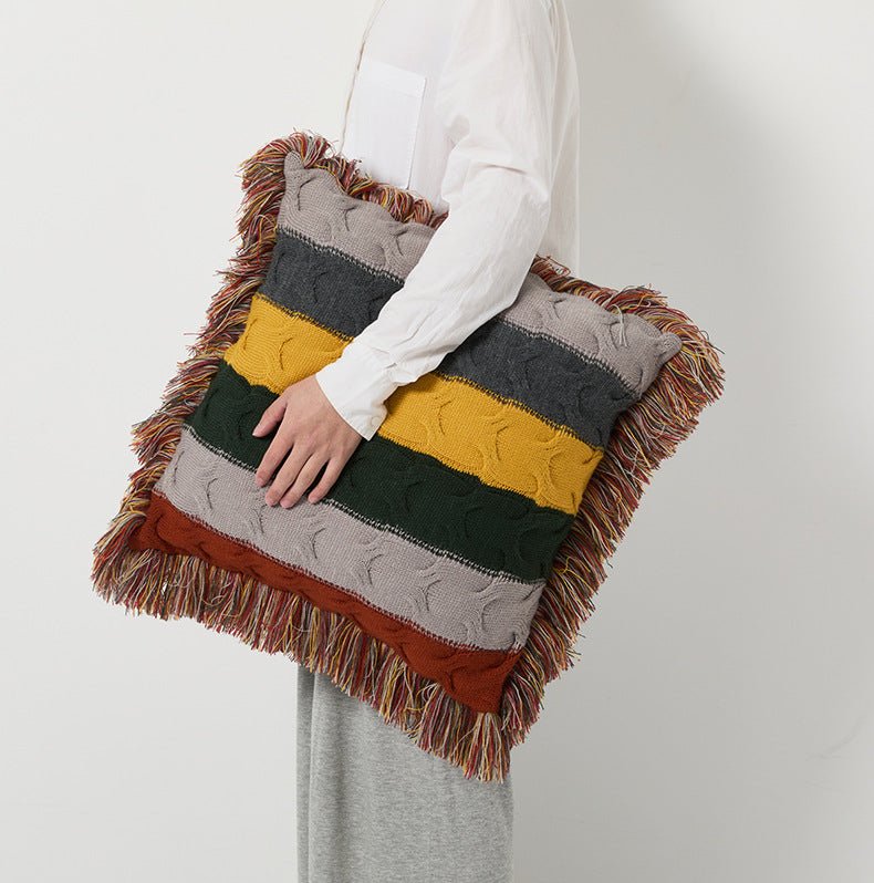 Radiance Cable Knit Cushion -- Delicors