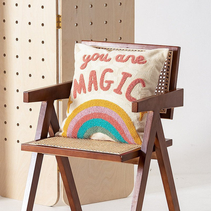 Rainbow Safari Giraffe Cushion - Cushion - Delicors