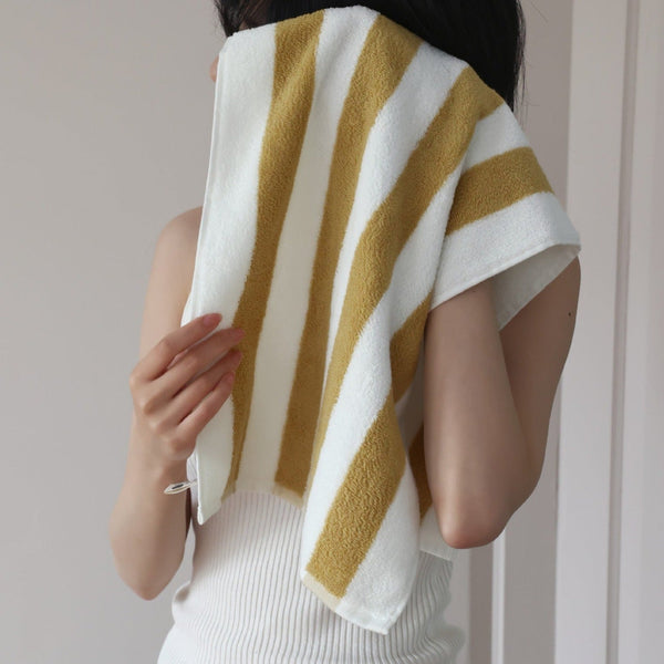 Retro Striped Beach Towel - Towel - Delicors