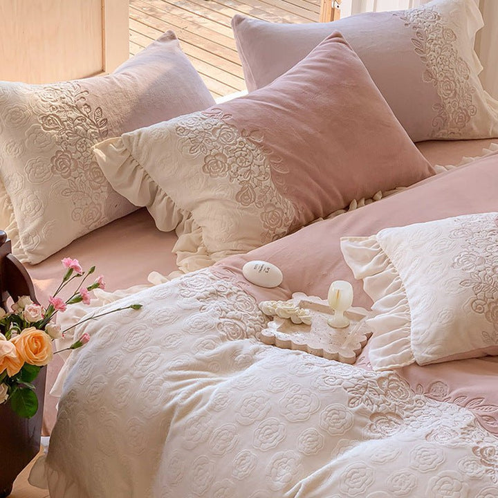 Royal Floral Quilt Cover Set -Bedding- Delicors