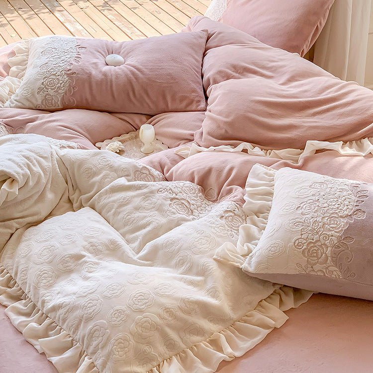 Royal Floral Quilt Cover Set -Bedding- Delicors