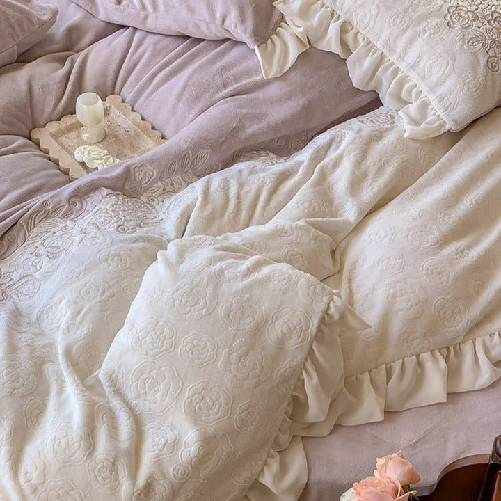 Royal Floral Quilt Cover Set -Bedding- Delicors