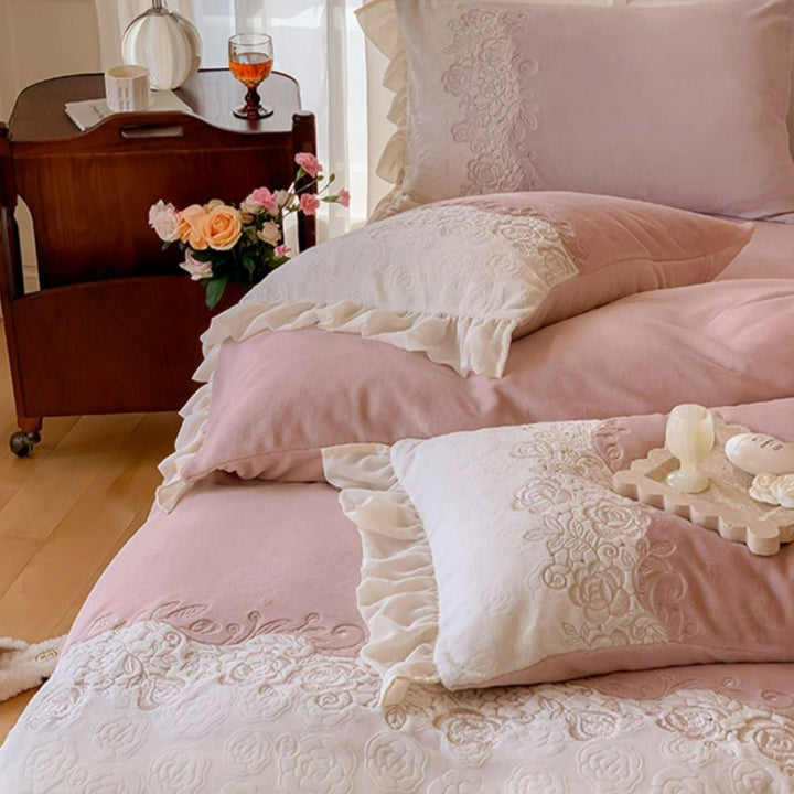 Royal Floral Quilt Cover Set -Bedding- Delicors