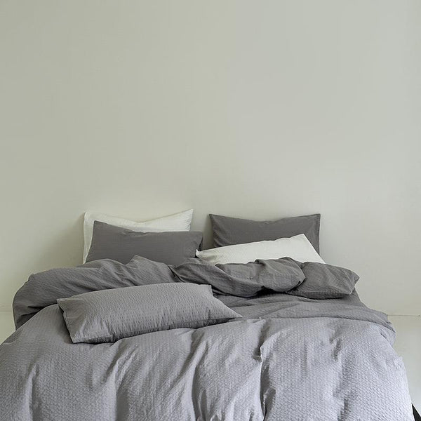 Sand Waffle Bedding Set -Bedding- Delicors