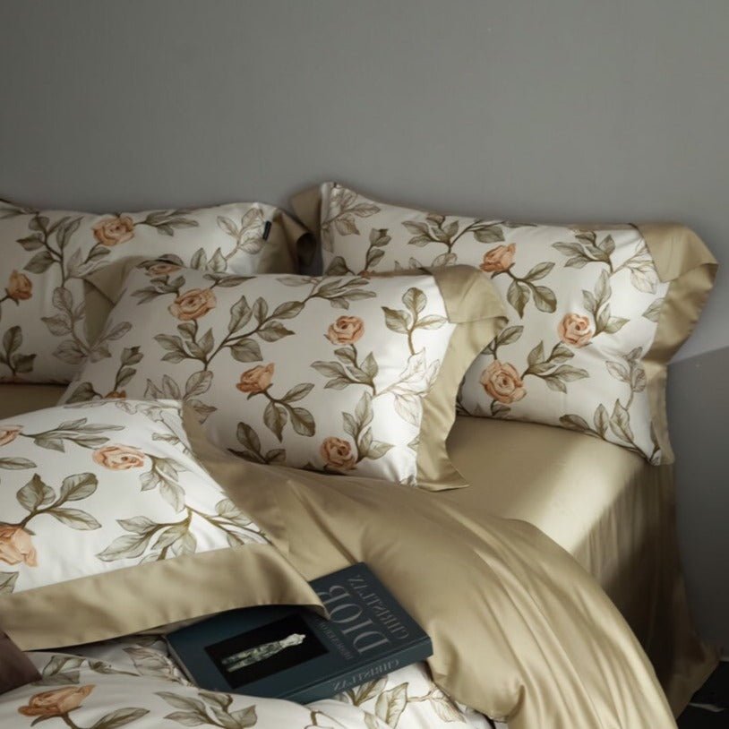 Silky Rose Bedding Set - Bedding - Delicors