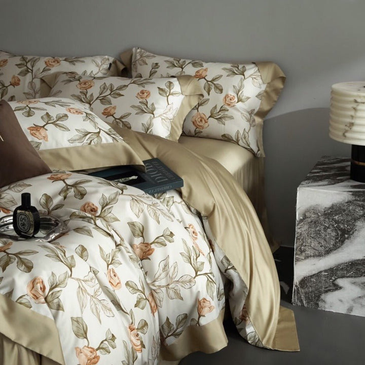 Silky Rose Bedding Set - Bedding - Delicors