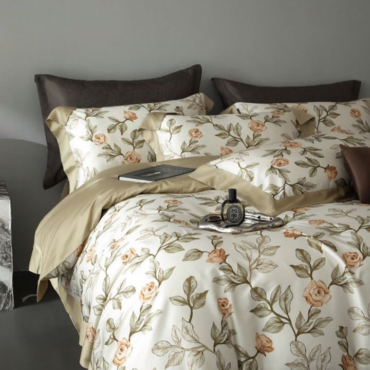 Silky Rose Bedding Set - Bedding - Delicors