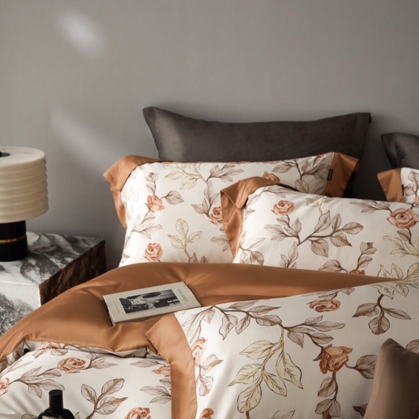 Silky Rose Bedding Set - Bedding - Delicors