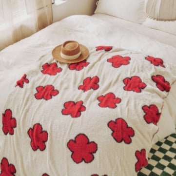 Simple Flower Blanket - Throw - Delicors