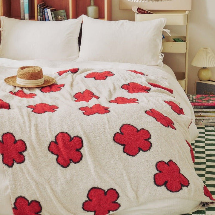 Simple Flower Blanket - Throw - Delicors