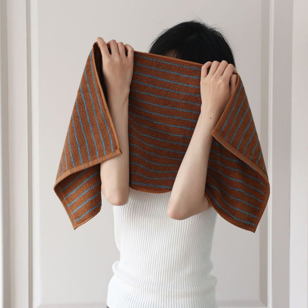 Simple Striped Bath Towel Set - Towel - Delicors