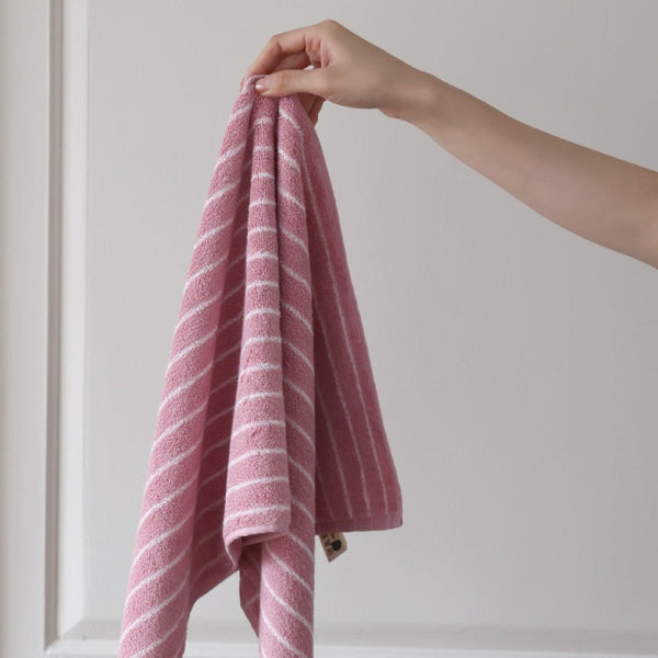 Simple Striped Bath Towel Set - Towel - Delicors