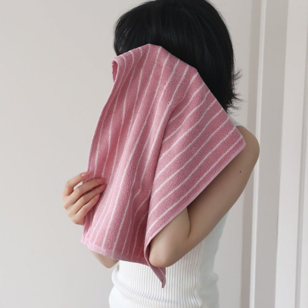 Simple Striped Bath Towel Set - Towel - Delicors