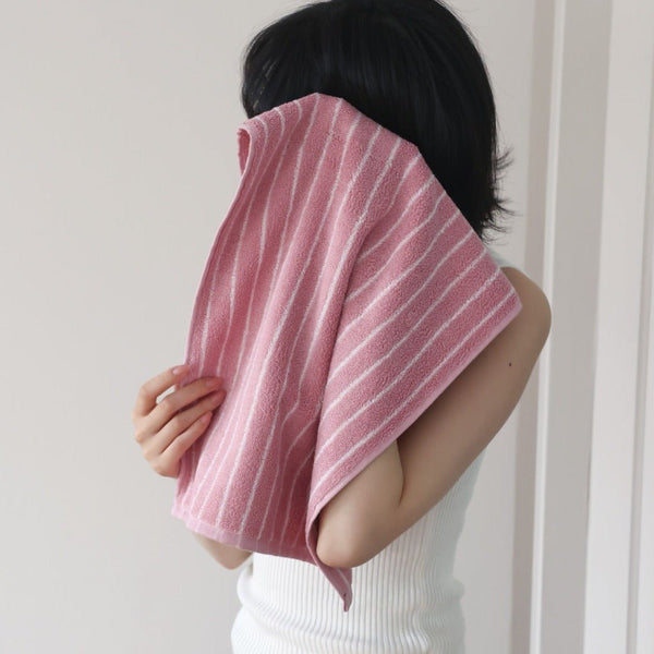 Simple Striped Bath Towel Set - Towel - Delicors