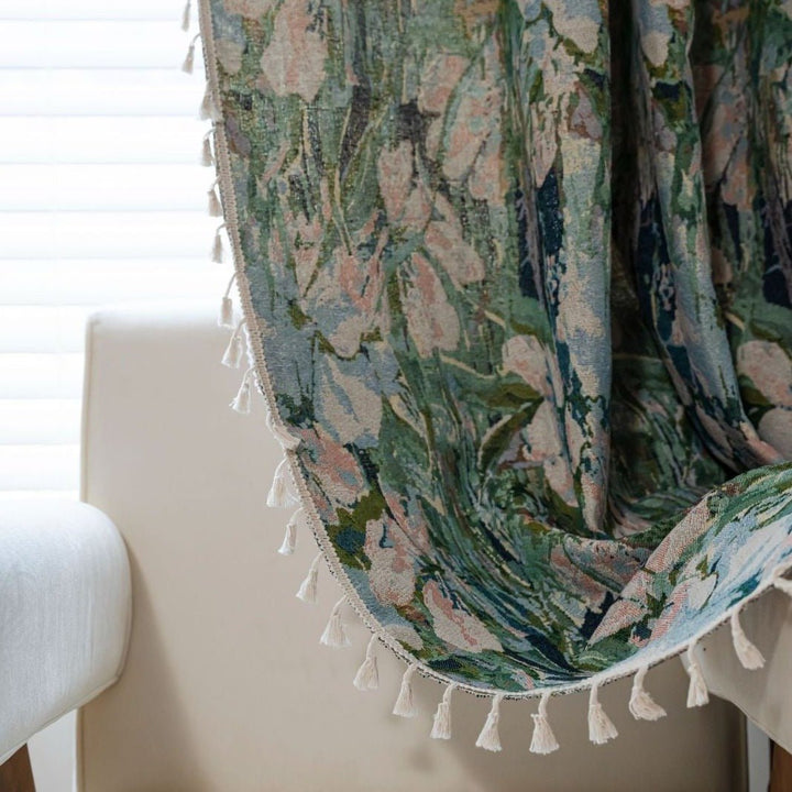 Soft Tuilp Tassel Curtain - Curtain - Delicors