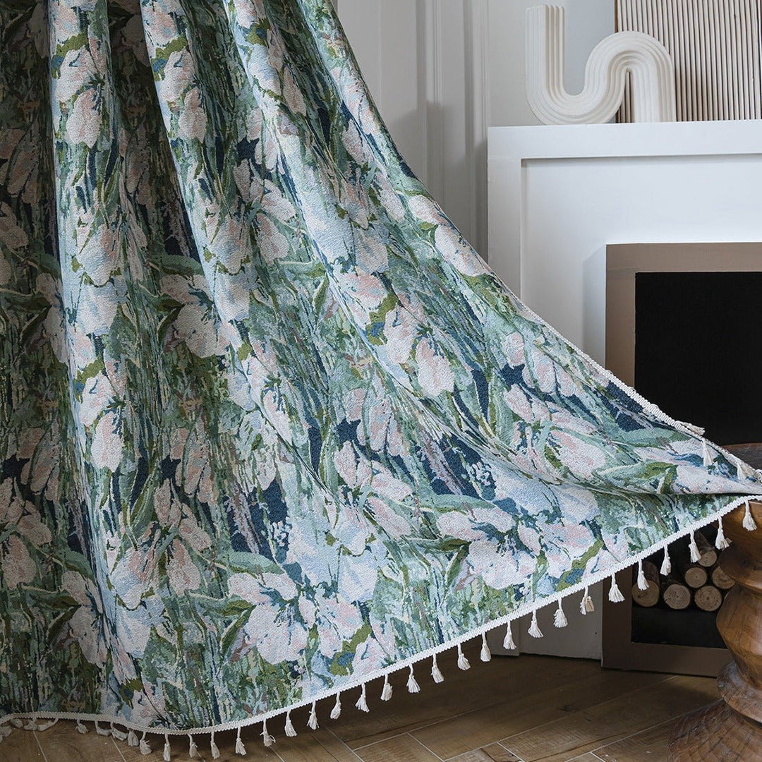 Soft Tuilp Tassel Curtain - Curtain - Delicors