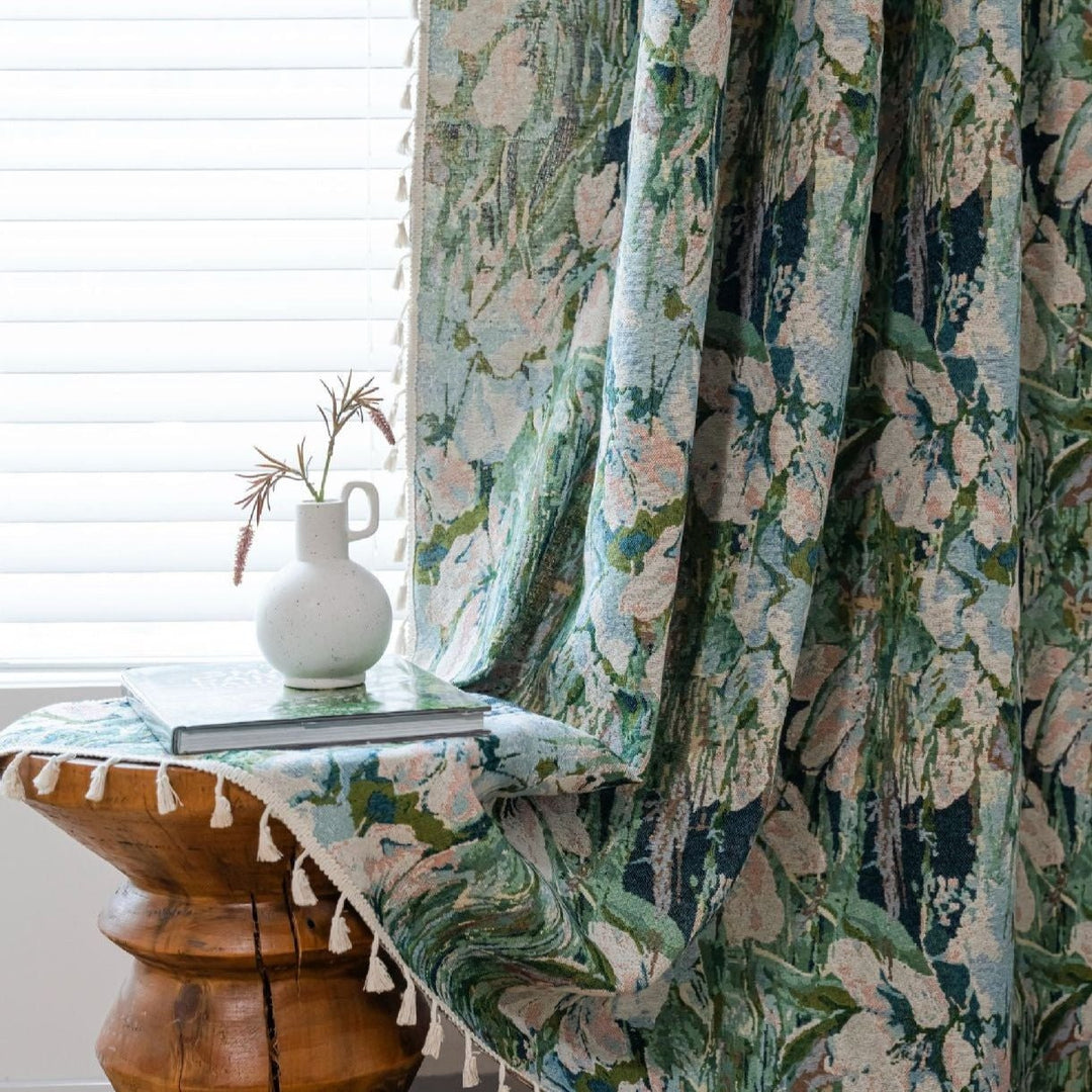 Soft Tuilp Tassel Curtain - Curtain - Delicors