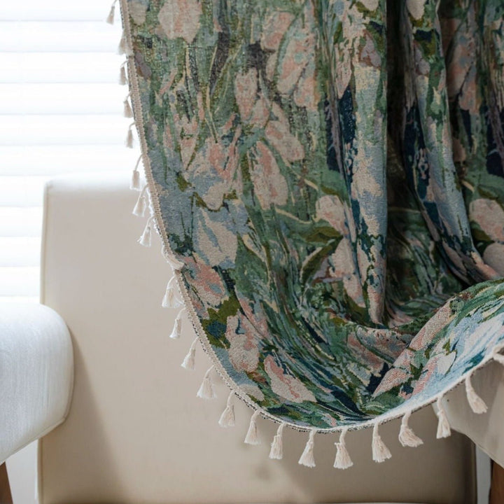Soft Tuilp Tassel Curtain - Curtain - Delicors