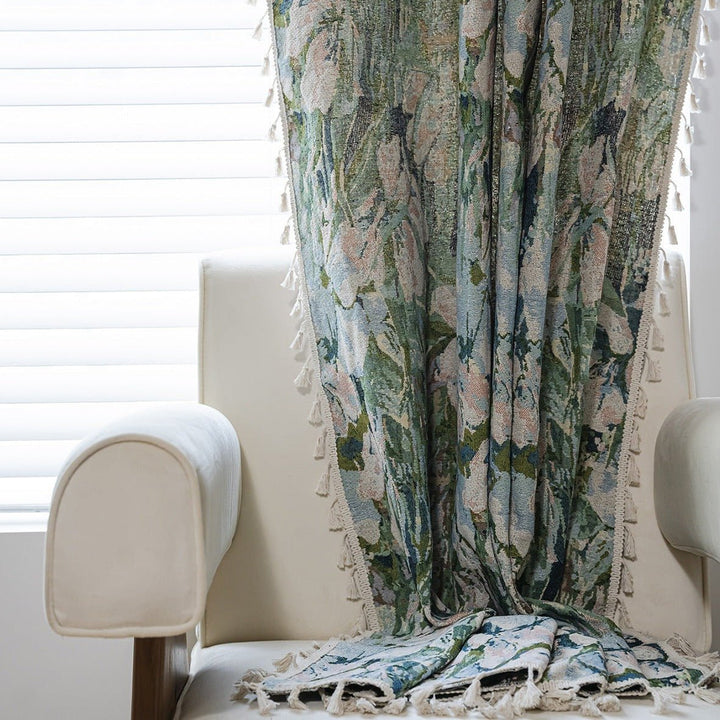 Soft Tuilp Tassel Curtain - Curtain - Delicors