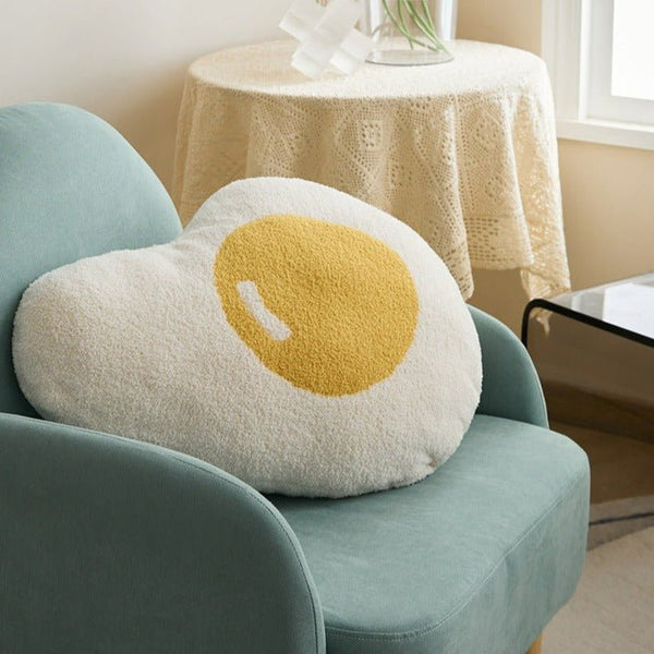 Sunny Side Up Egg Cushion -- Delicors