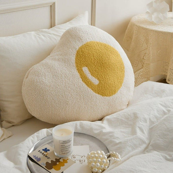 Sunny Side Up Egg Cushion -- Delicors