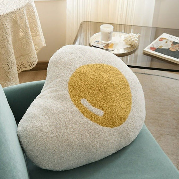 Sunny Side Up Egg Cushion -- Delicors