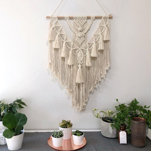 Tribal Macrame Wall Decor - Wall Art - Delicors