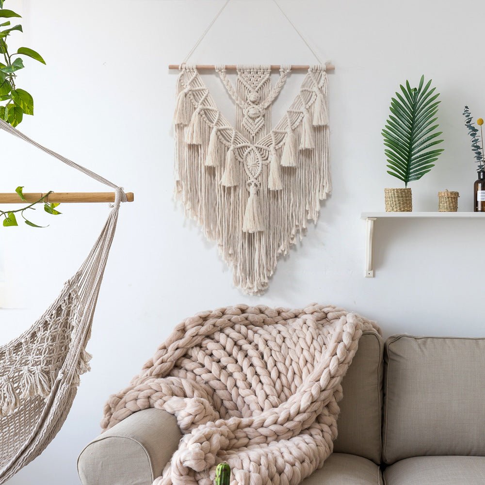 Tribal Macrame Wall Decor - Wall Art - Delicors