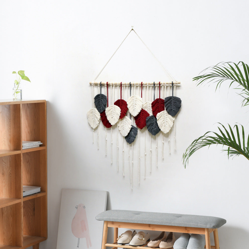 Leafy Macrame Wall Decor