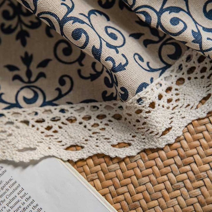 Blue China Curtain -Curtain- Delicors