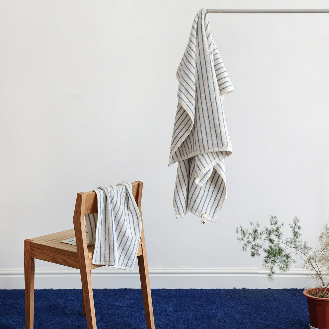 Coastal Striped Towel Collection -Towel- Delicors
