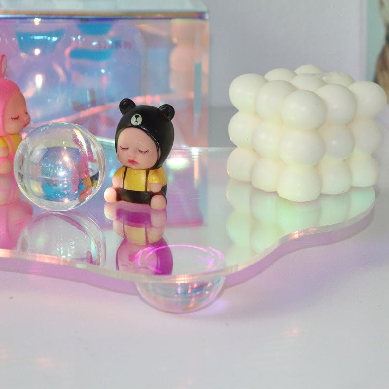 Colourful Prism Acrylic Tray Collection -Tray- Delicors