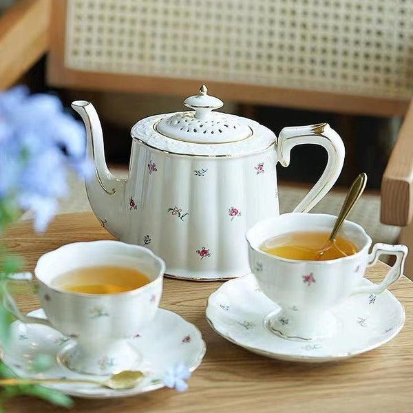 Countryside Tea Cup & Pot Collection -Dinnerware- Delicors
