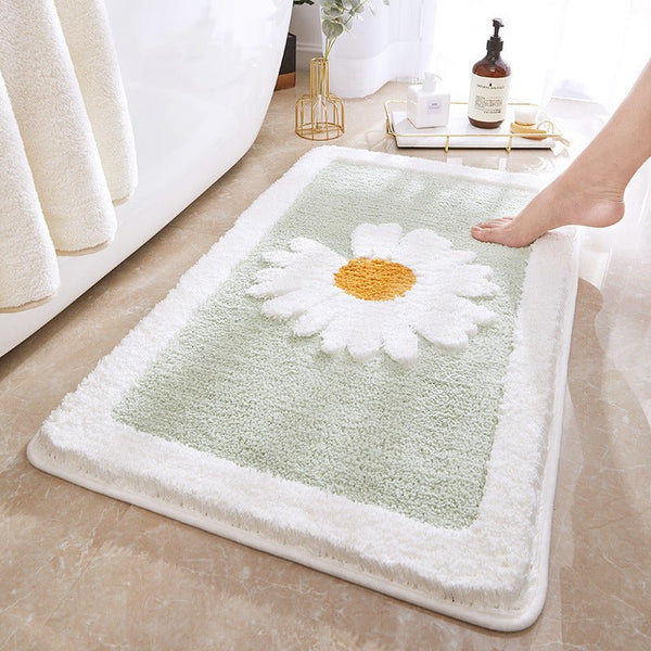 Daisy Petal Bath Mat Collection -- Delicors